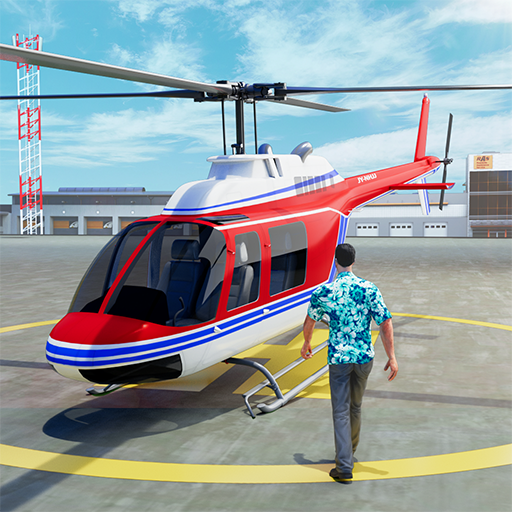 City Helicopter Fly Simulation City Helicopter Fly Simulation