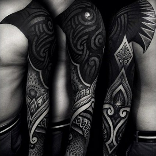Blackwork Tattoo Design Men Blackwork Tattoo Design Men