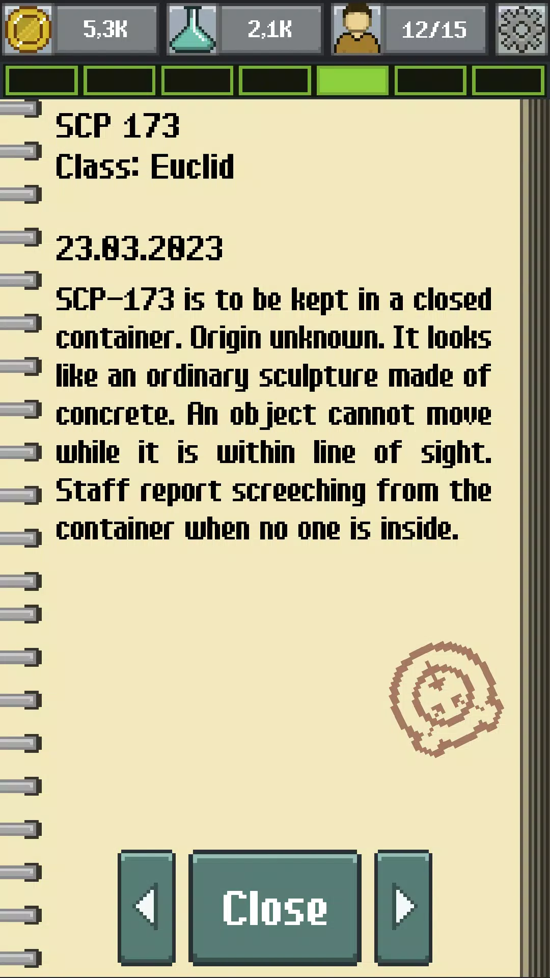 SCP Foundation:Idle Manager Screenshots