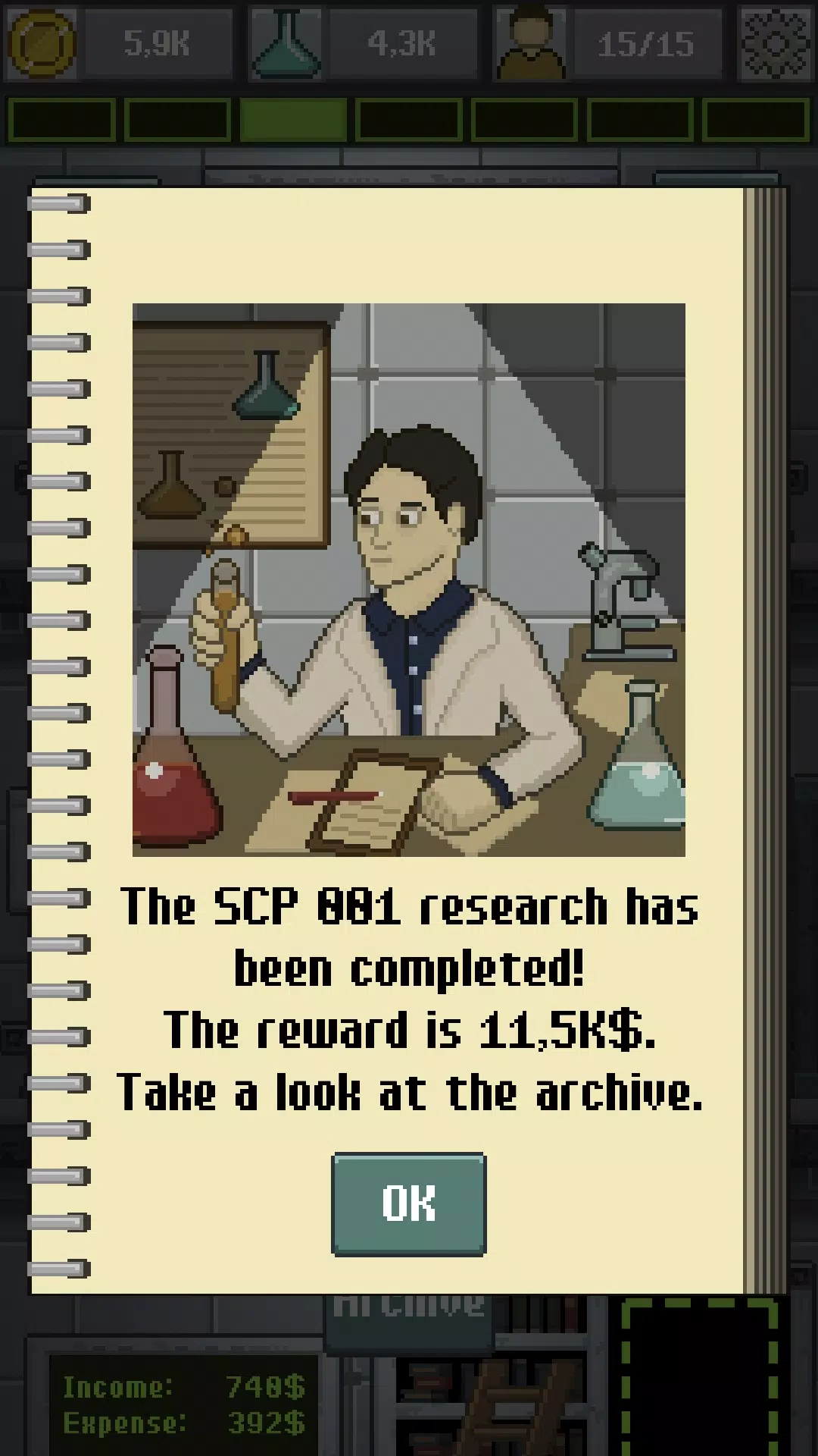 SCP Foundation:Idle Manager Screenshots