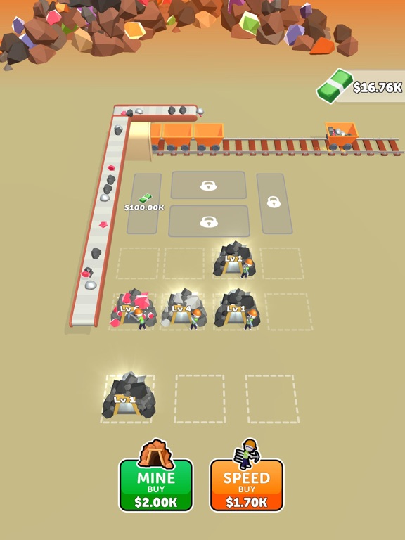Mining Empire! iPad Screenshots