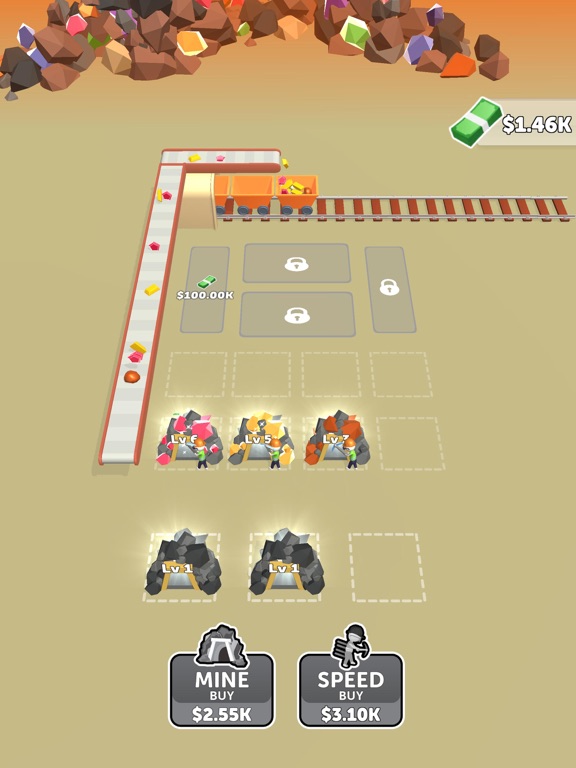 Mining Empire! iPad Screenshots