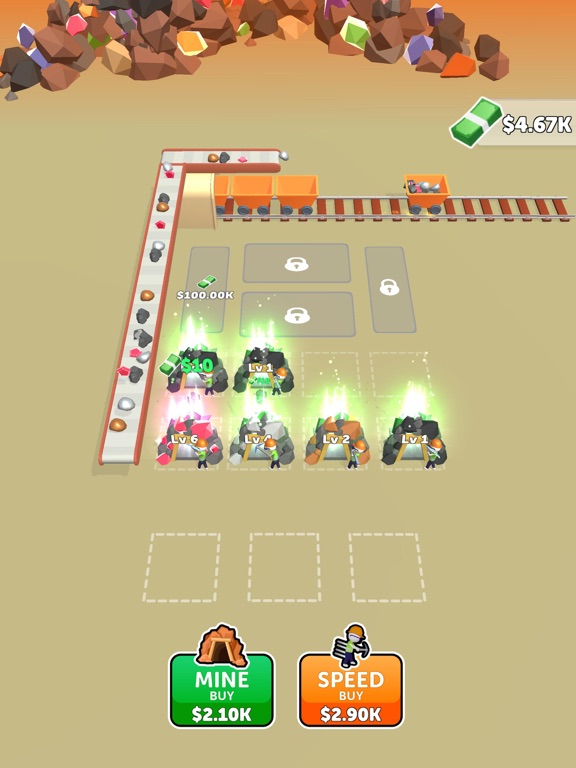Mining Empire! iPad Screenshots