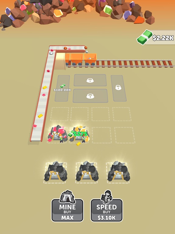 Mining Empire! iPad Screenshots