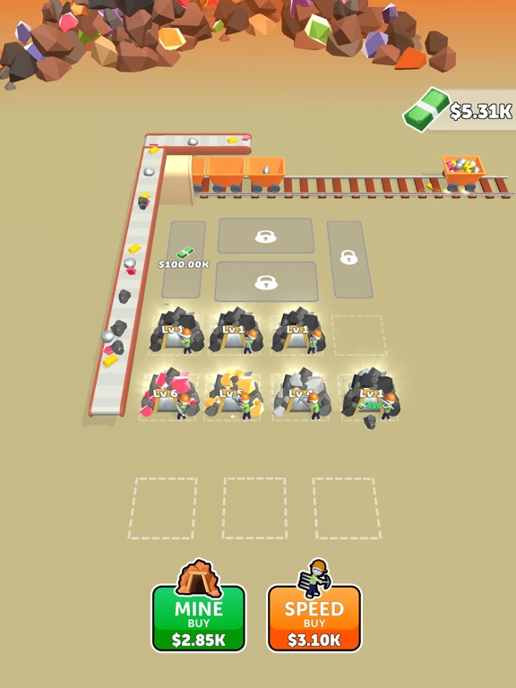 Mining Empire! iPad Screenshots
