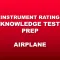 Instrument Test Prep Airplane