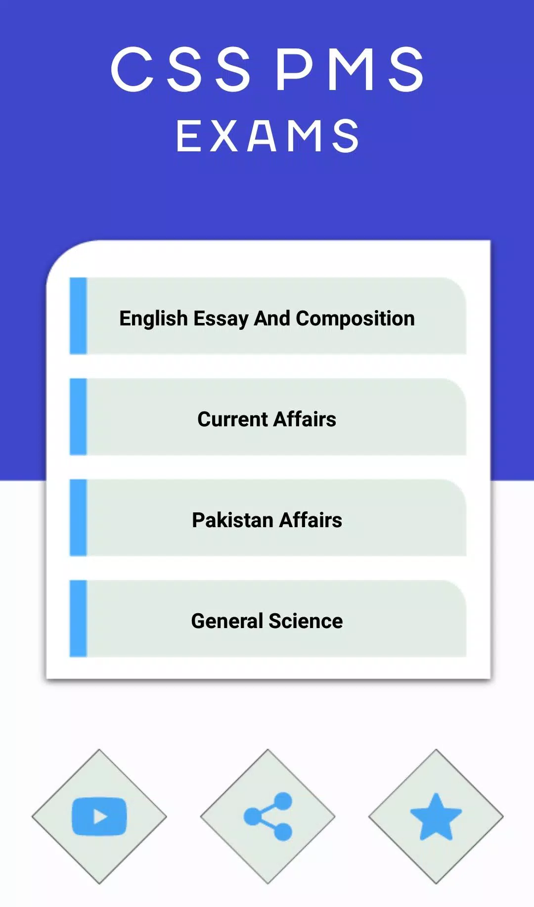 CSS PMS Exams Screenshots