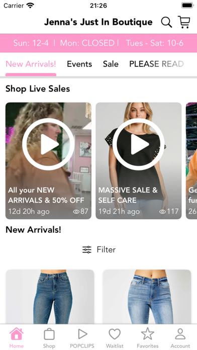 Jenna's Just In Boutique স্ক্রিনশট