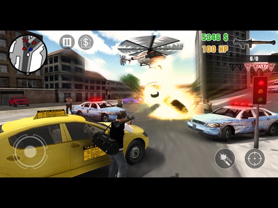 Tangkapan layar Clash of Crime Mad City Full iPad 
