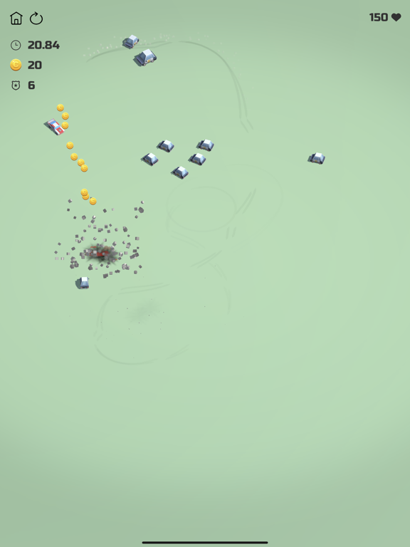 Capturas de tela do Finger Drift 2 Mini Car Chase iPad 