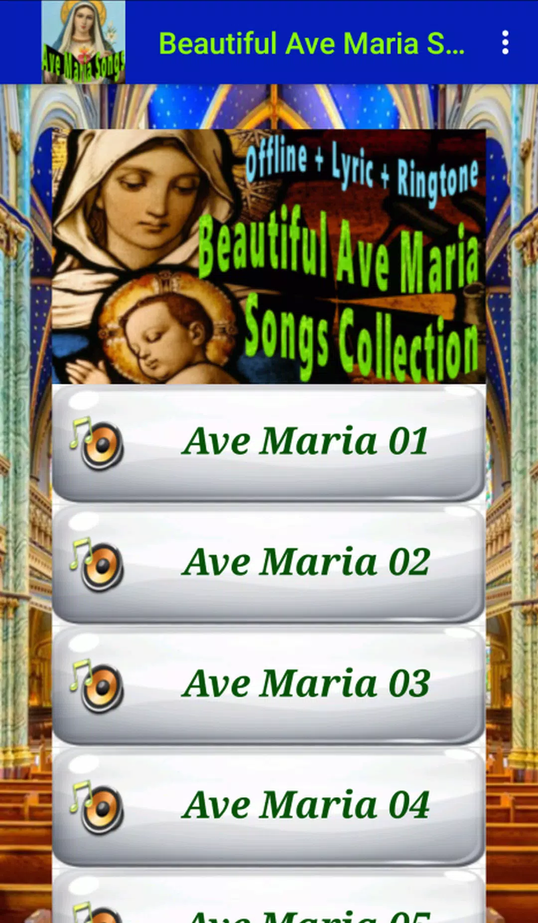 Beautiful Ave Maria Songs Screenshots