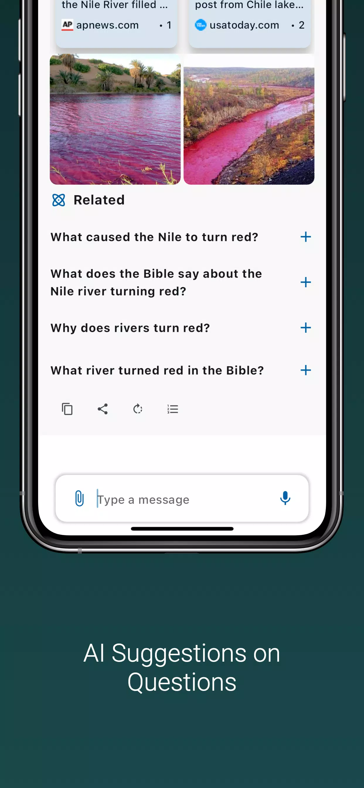 BrutusAI: Ask & Search Chatbot Screenshots