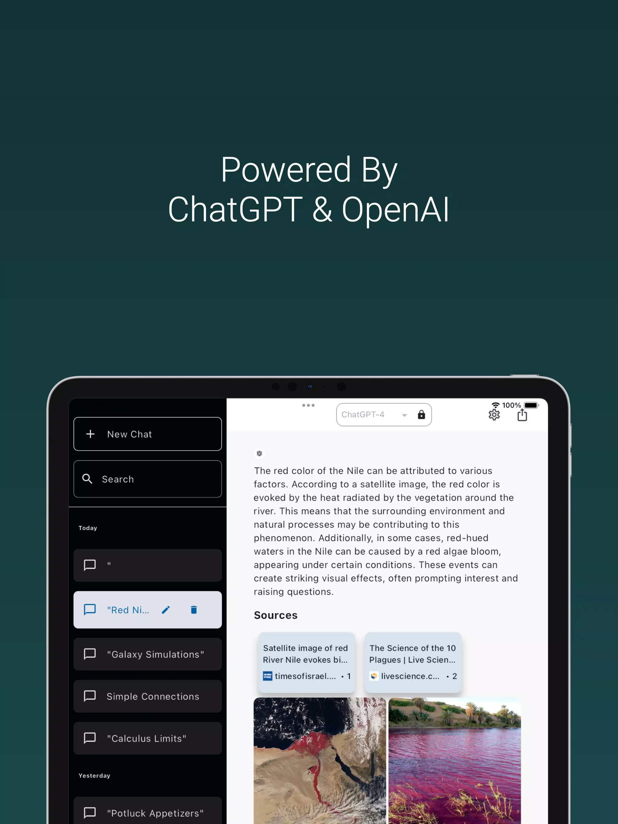 BrutusAI: Ask & Search Chatbot Screenshots