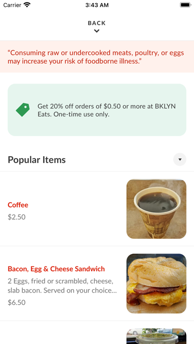 BKLYN Eats - Brooklyn Screenshots