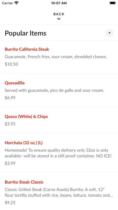 Los Amigos Mexican Restaurant Screenshots