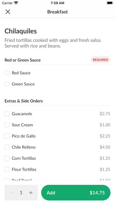 Los Toros Mexican Restaurant Screenshots
