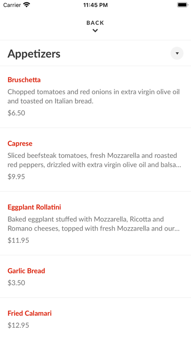 Napoli's Pizza Screenshots