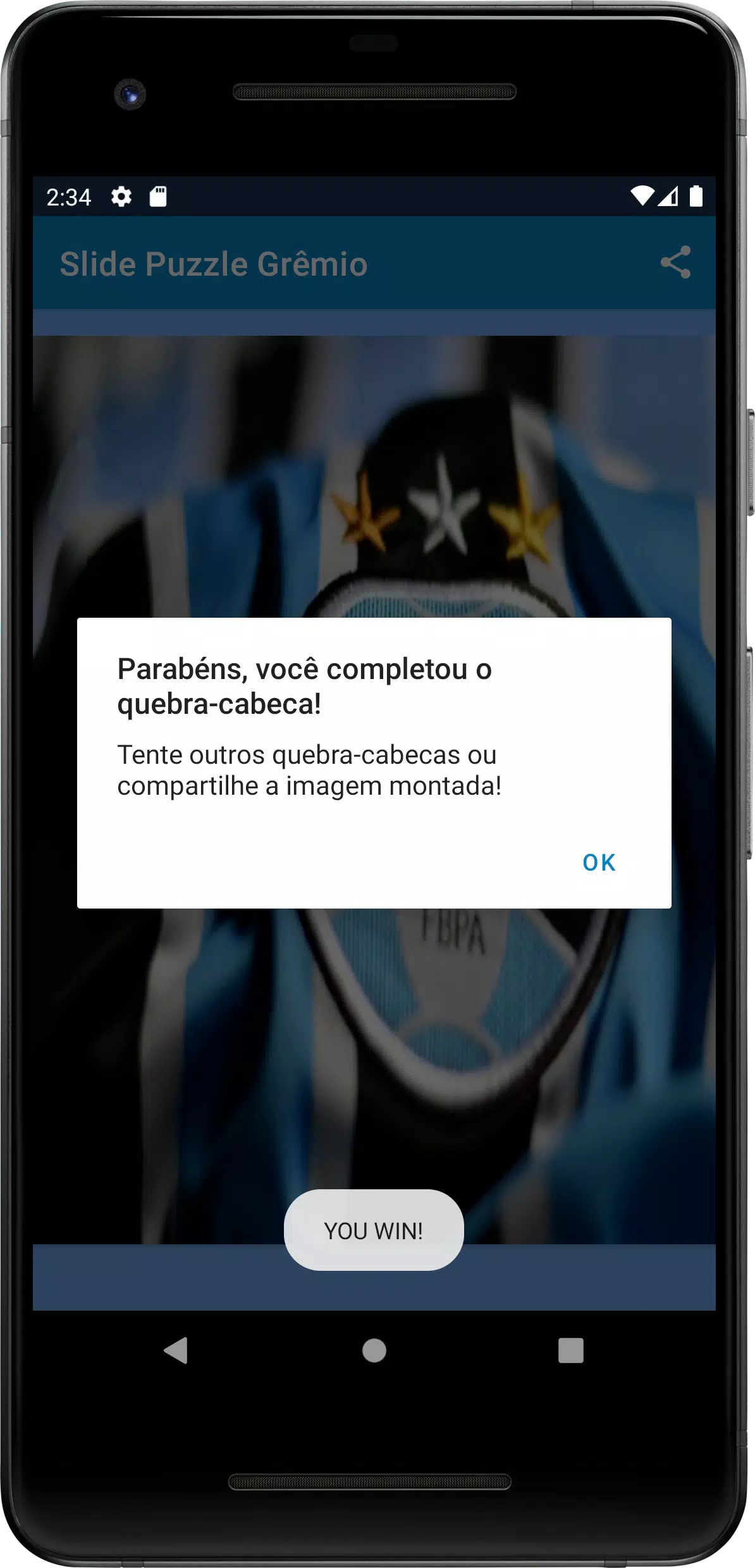 Slide Puzzle Gremio Screenshots