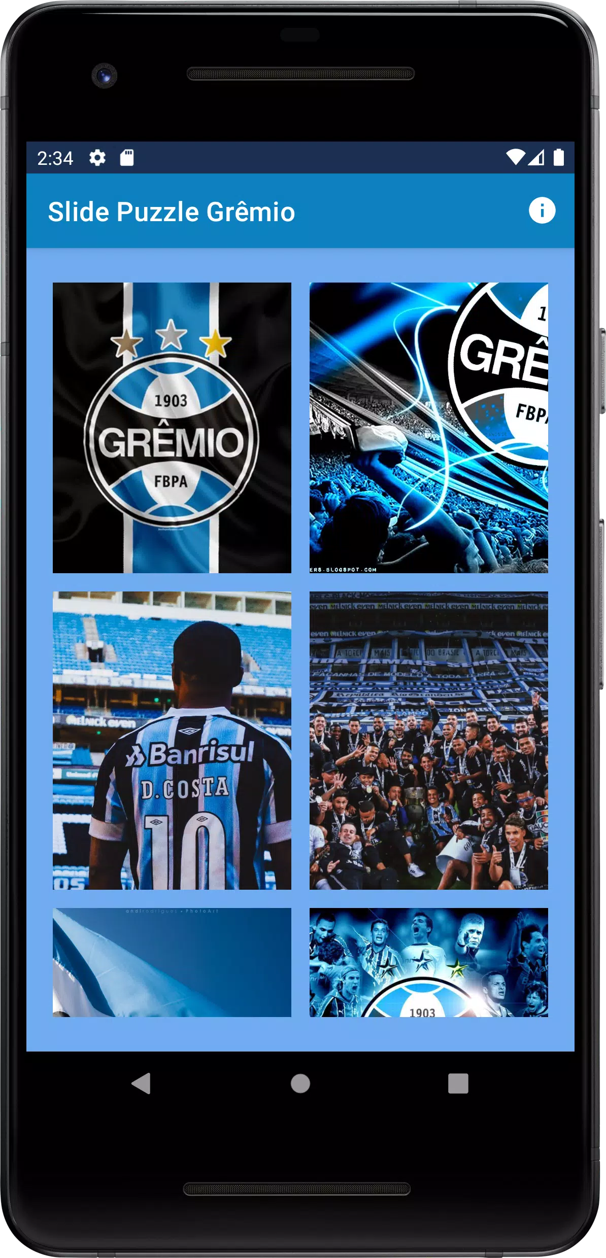 Slide Puzzle Gremio Screenshots