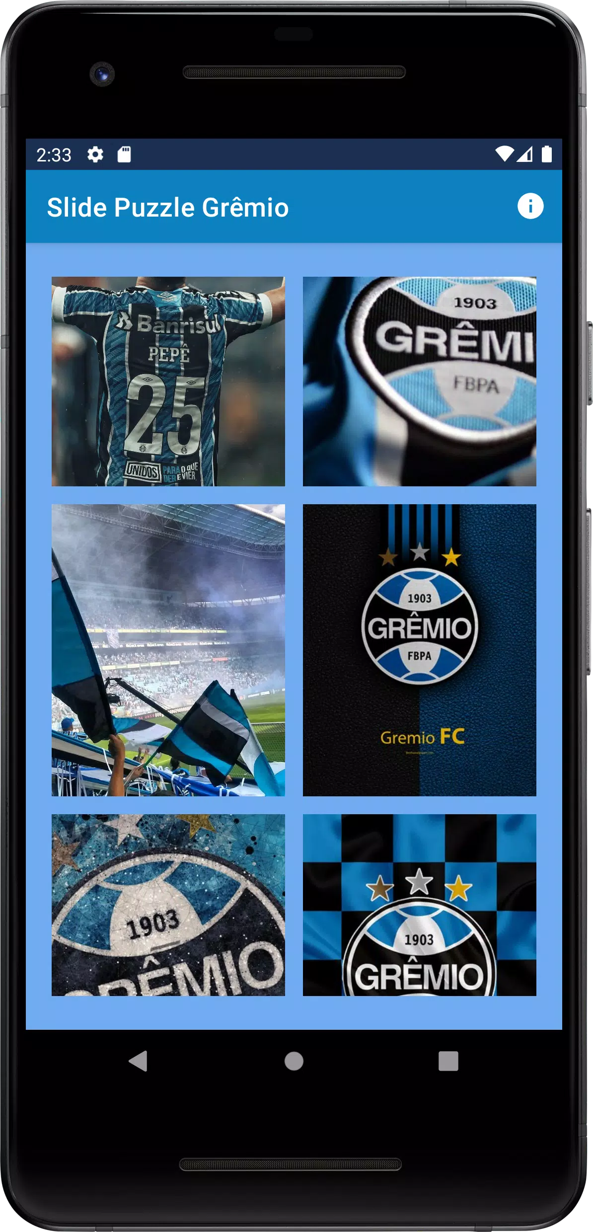 Slide Puzzle Gremio Screenshots