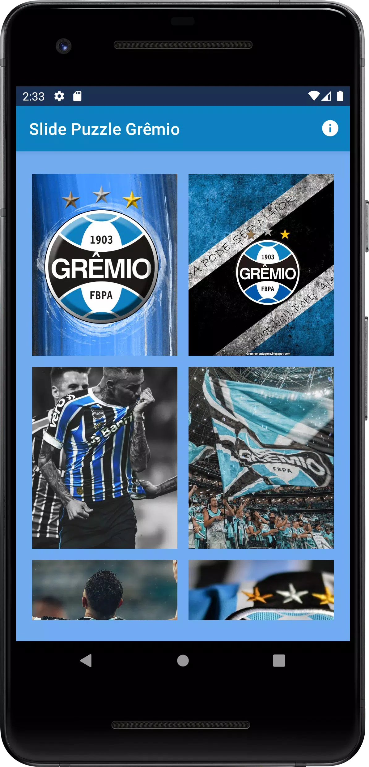 Slide Puzzle Gremio Screenshots