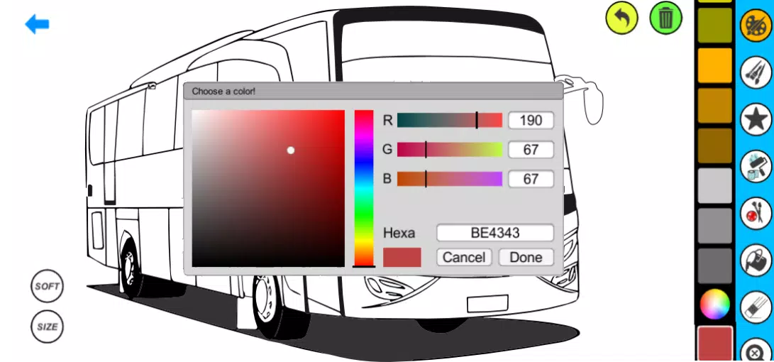Bus Coloring Pages Screenshots