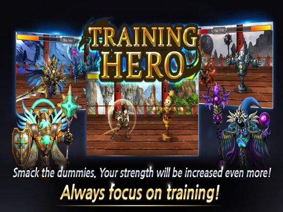 Training Hero: Always focuses iPad Screenshots