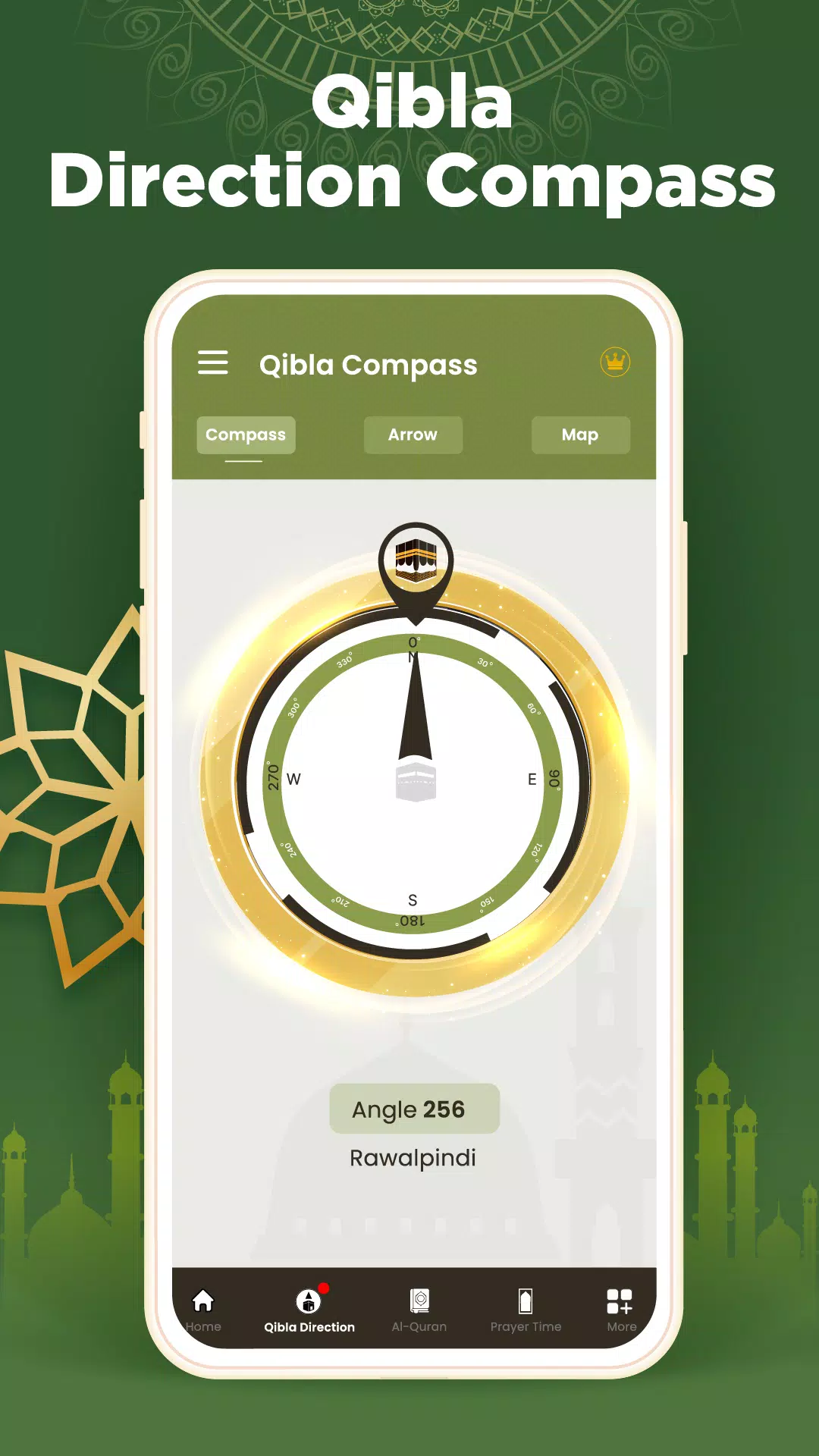 Qibla Compass: Al Quran Screenshots