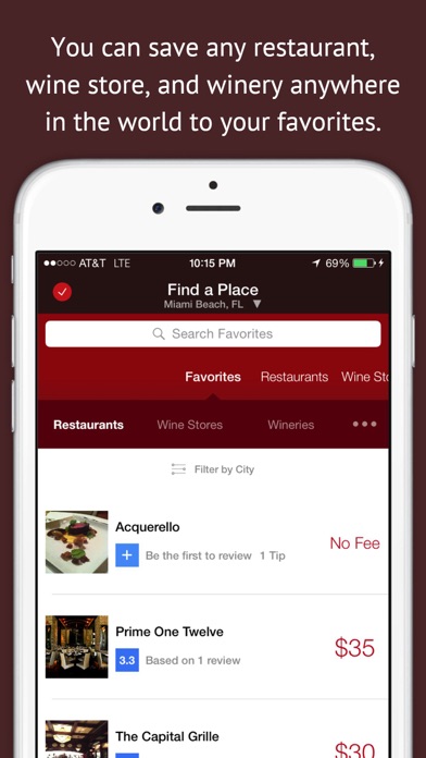 CorkageFee: BYOB in your area Screenshots