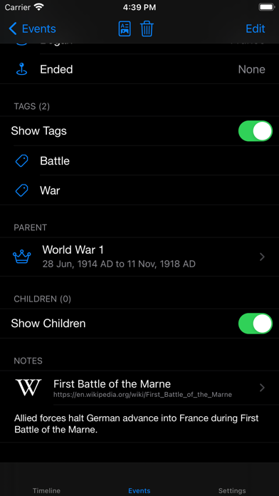 Chronos Notes Screenshots