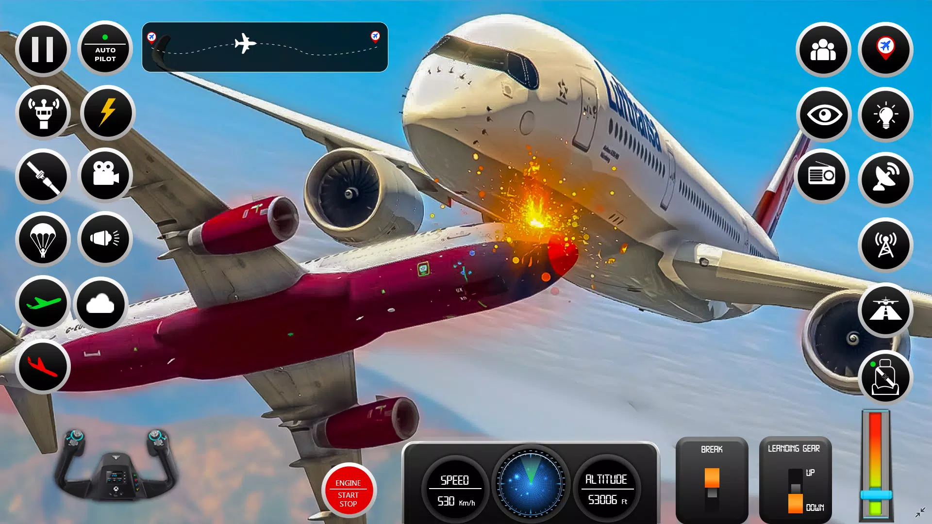 Flight Simulator Airplane Game Screenshots