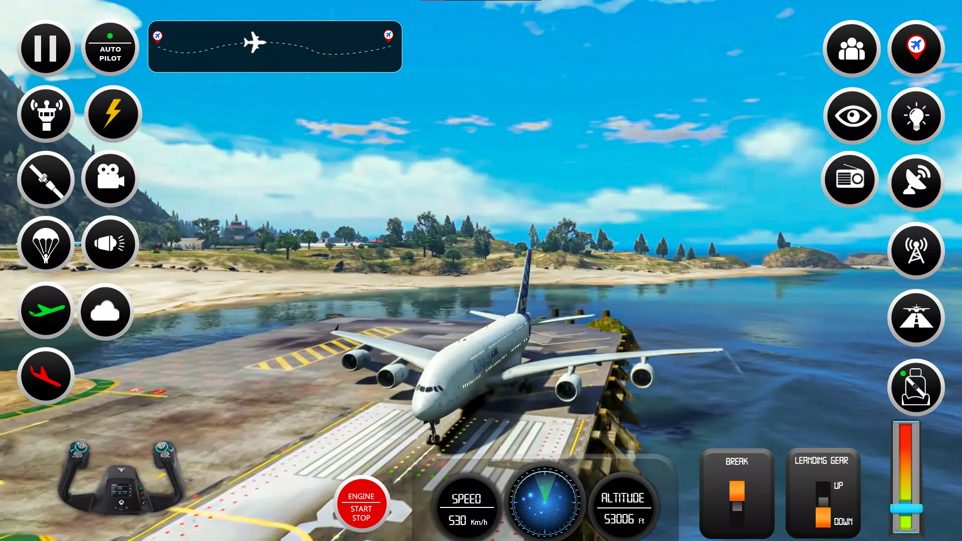 Flight Simulator Airplane Game Screenshots
