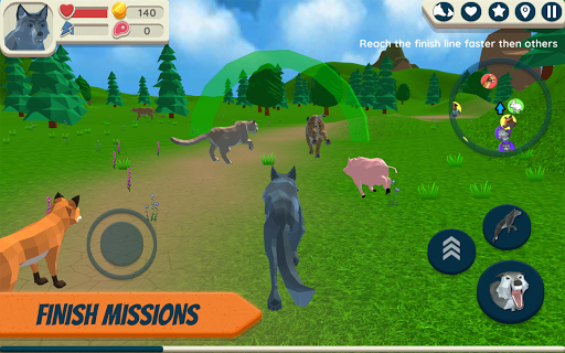 Wolf Simulator: Wild Animals 3 Screenshots