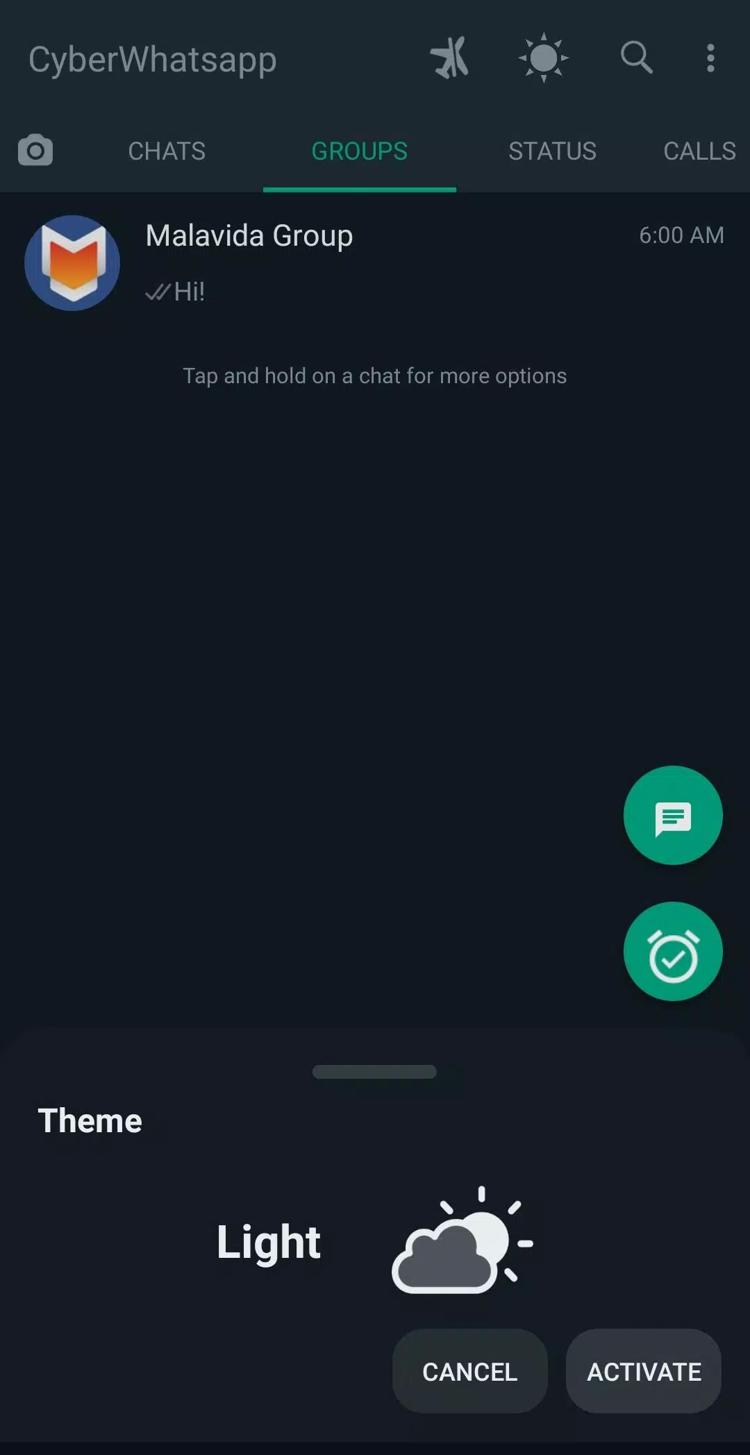 CyberWhatsapp Screenshots