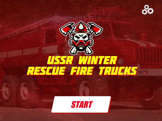 Tangkapan skrin USSR Winter Rescue Fire Trucks iPad 