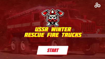 Tangkapan skrin USSR Winter Rescue Fire Trucks