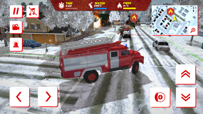 Tangkapan skrin USSR Winter Rescue Fire Trucks