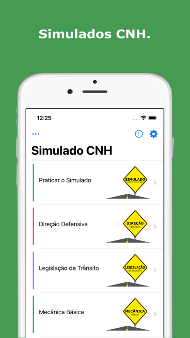 Simulado Provas CNH Screenshots