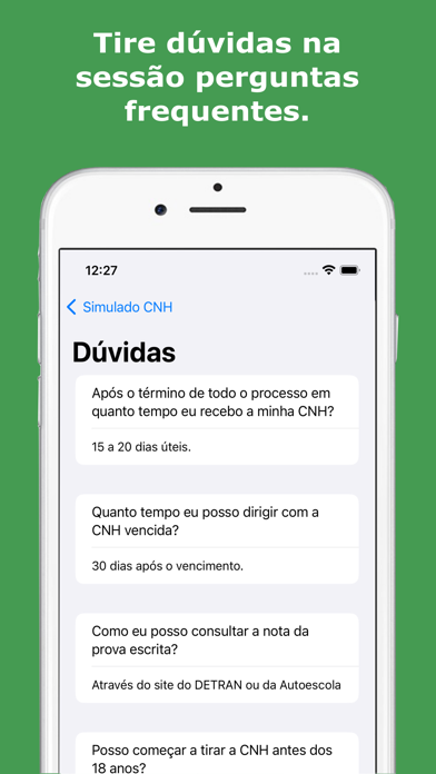 Simulado Provas CNH Screenshots