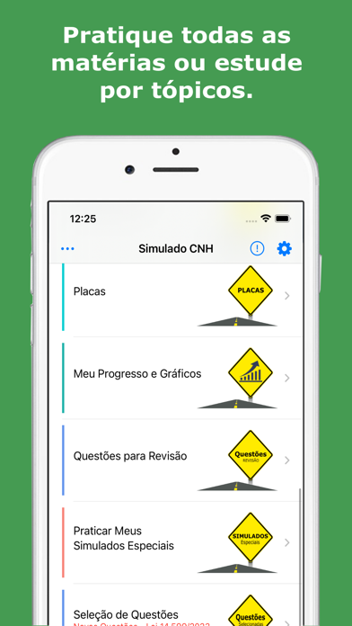 Simulado Provas CNH Screenshots
