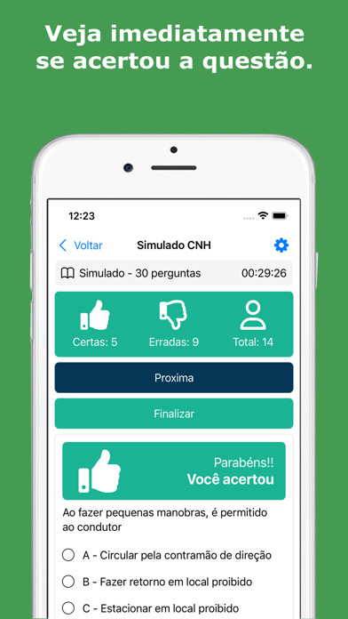 Simulado Provas CNH Screenshots