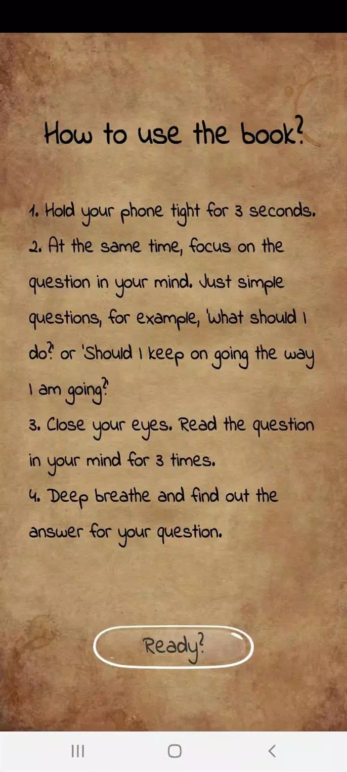 Captures d'écran de The Book of Life Answers