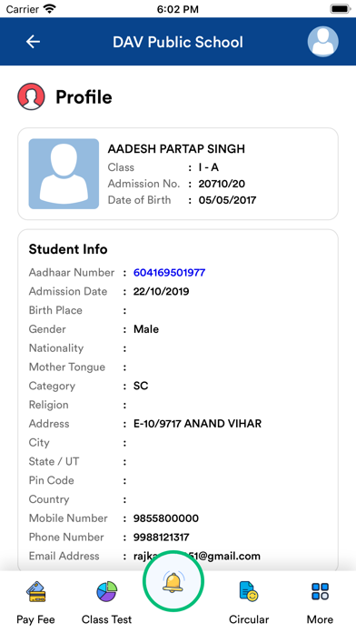 DAV Public School BRS Nagar Screenshots
