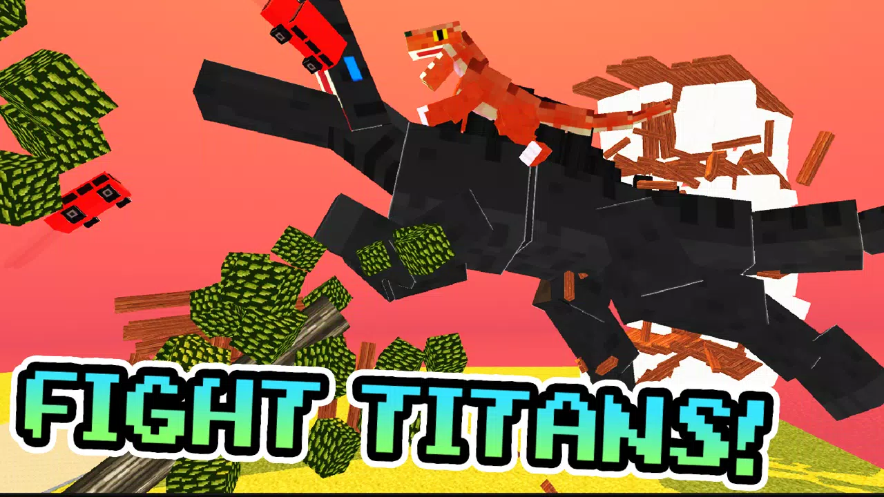 Blocky Titan Raptor Assault Screenshots