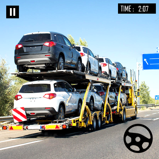 Car Carrier Truck Transport 3D
