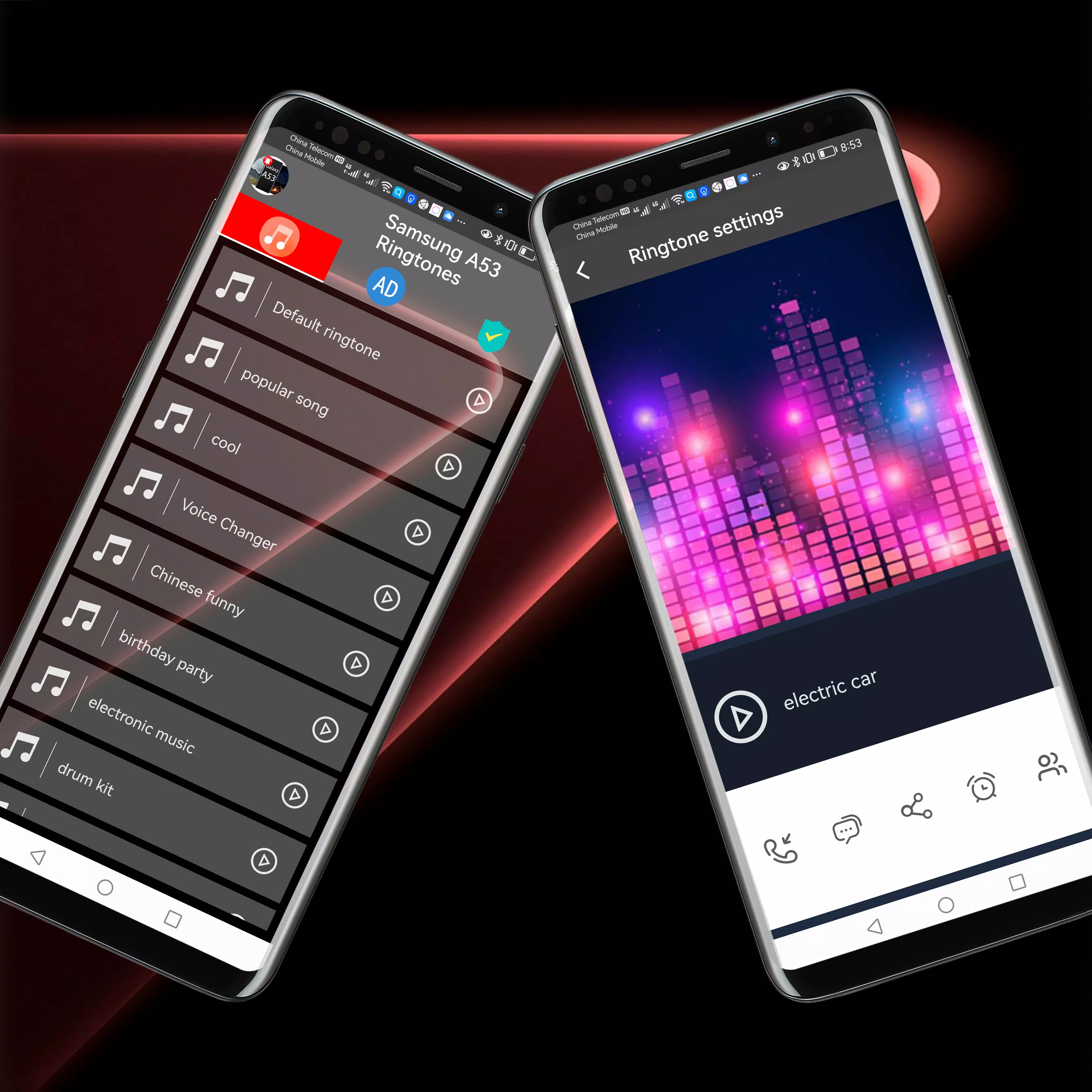 Samsung Galaxy A53 Ringtones Screenshots