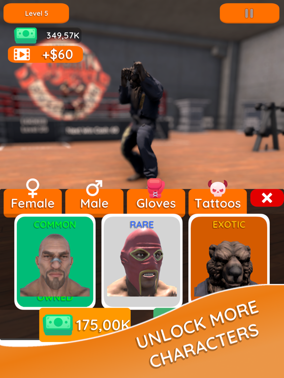 Tangkapan layar Boxer Mania iPad 
