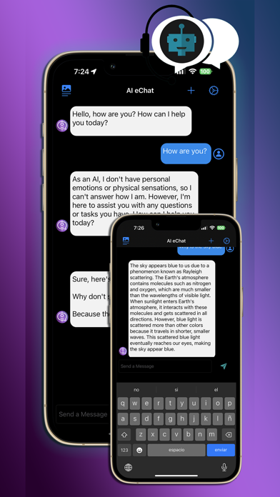 ChatBot AI Assistant eChat Screenshots