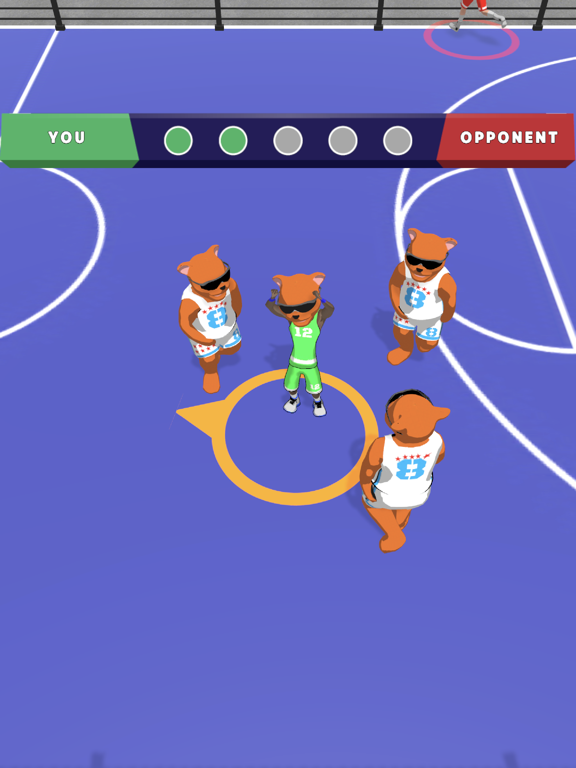 ภาพหน้าจอของ Dunk Master 3D! iPad 