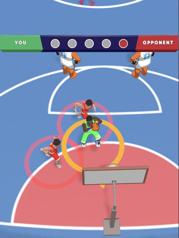 ภาพหน้าจอของ Dunk Master 3D! iPad 